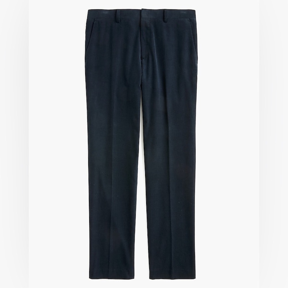 J Crew Navy Ludlow Slim-fit suit pant in Italian cotton corduroy F4254